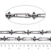 Alloy Paperclip Chains with Rivet LCHA-T001-17B-3