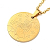 Constellation Pendant Necklaces NJEW-S422-04G-05-2