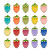 Craftdady 100Pcs 10 Colors Transparent Enamel Acrylic Beads TACR-CD0001-07-7