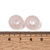 Natural Rose Quartz European Large Hole Beads G-Q442-19-3