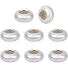 8Pcs 925 Sterling Silver Spacer Beads STER-BC0001-61B-1