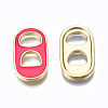 Brass Enamel Link Connectors KK-S362-023-NR-2