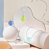 16Pcs 8 Colors Synthetic Luminous Stone Pendants G-CA0001-69-5