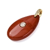 Natural Red Jasper Pendants G-B188-01G-09-2