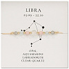 Natural stone constellation bracelet with 12 zodiac signs X-NR2952-11-1