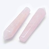 Natural Rose Quartz Pointed Beads G-E490-E10-2