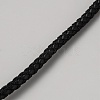 10M Round Braided PU Leather Cord OCOR-WH0093-07-2