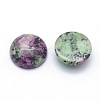 Natural Ruby in Zoisite Cabochons G-P393-R34-8MM-2