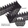 Lace Trim Nylon Ribbon SRIB-WH0006-26B-2