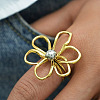 304 Stainless Steel Cuff Open Rings for Women RJEW-P180-02A-1