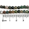 Natural Indian Agate Gemstone Bead Strands G-R201-4mm-3