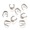 Tarnish Resistant 304 Stainless Steel Snap On Bails STAS-F074-03P-1