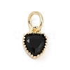 Brass Micro Pave Cubic Zirconia Pendants LS-KK-H204-01KCG-04-1