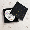 Printed Porcelain Hanging Ornaments HJEW-WH0056-002-6