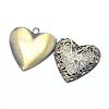 Brass Diffuser Locket Pendants KK-F717-25AB-NR-4