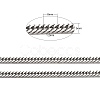 Tarnish Resistant Men's Jewelry Making 304 Stainless Steel Double Link Curb Chains CHS-A003C-1.2mm-2