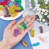 40Pcs 10 Colors Acrylic Beads SACR-SC0001-04-3