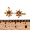 304 Stainless Steel Rhinestone Charms STAS-L022-304G-01-3