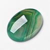 Natural Green Agate Cabochons G-F296-08-30x40mm-2