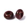 Natural Mahogany Obsidian European Beads G-N359-17A-02-2
