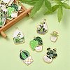 30Pcs 6 Styles Alloy Enamel Pendants ENAM-CJ0004-91-5
