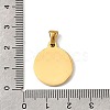 Hand Polished 304 Stainless Steel Pendants STAS-B094-01H-G-3