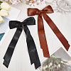 Big Bowknot Polyester Alligator Hair Clips AJEW-CP0008-42B-02-4
