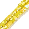 AB Color Plated Glass Beads Strands EGLA-P051-06B-B03-1