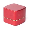 Square Plastic Jewelry Pendant Boxes OBOX-F005-02B-1