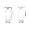 24Pcs 2 Colors Brass Linking Rings KK-TA0003-06-3