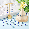 200Pcs Evil Eye Resin Beads Connector Charms RESI-HY0001-05-6
