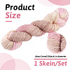 1 Skein Gradient Segment Dyed 80% Wool 20% Acrylic Blended Yarn OCOR-TA0003-02A-4