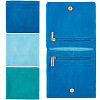 3Pcs 3 Colors Folding Velvet Jewelry Storage Bags for Earrings Rings Bracelets ABAG-CN0001-69C-1