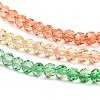 Transparent Painted Glass Beads Strands LS-DGLA-A034-T4mm-A04-4