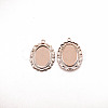 Brass Pendant Cabochon Settings FIND-WH0100-80P-1