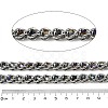 304 Stainless Steel Glass Link Chains CHS-L029-10P-04-2