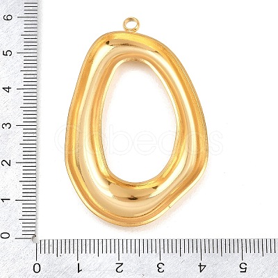 Hollow 304 Stainless Steel Big Pendants STAS-K322-17G-1