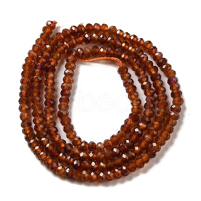 Natural Orange Garnet Beads Strands G-M426-A01-01-1