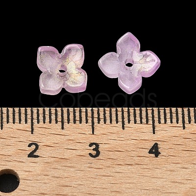 Dyed & Heated Glass Bead Caps GLAA-Z019-01-1
