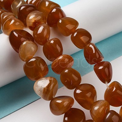 Natural Agate Beads Strands G-H295-B01-01-1