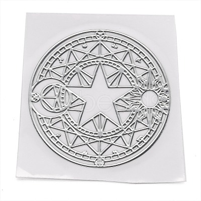 Self Adhesive Brass Stickers DIY-I044-18P-1