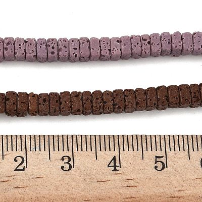 Handmade Porcelain Imitation Lava Rock Beads Strands PORC-P032-03M-1