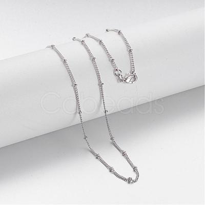 Brass Chain Necklaces MAK-F013-07P-1