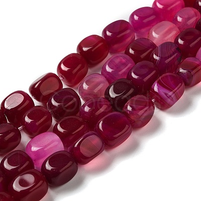 Natural Agate Beads Strands G-H295-A01-1