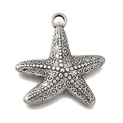 304 Stainless Steel Pendants STAS-H477-02D-P-1