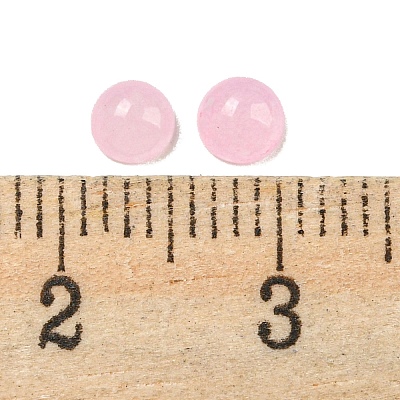 Natural White Jade Dyed Cabochons G-H309-03-15-1