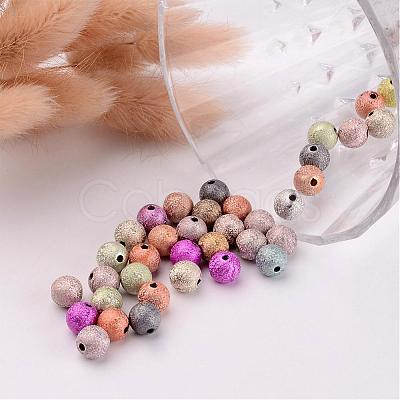 8mm Mixed Matte Acrylic Beads X-PB24P9284-1