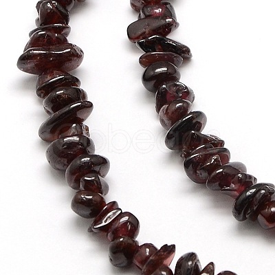 Natural Garnet Beads Strands X-G-P035-14-1