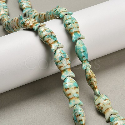 Synthetic Turquoise Beads Strands X-TURQ-F019-01I-1
