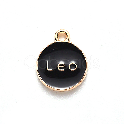 Alloy Enamel Pendants LS-X-ENAM-S124-01B-08G-1